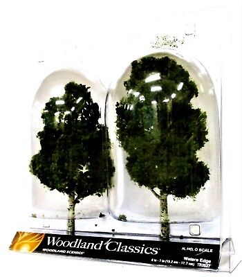 2/pkg Woodland Classics Ready-Made Trees TR3521 Cool Shade