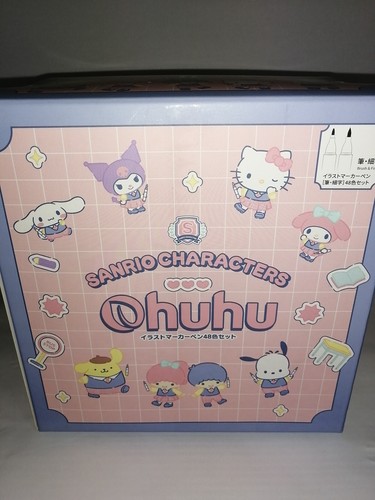 New 48 Colors Pastel Marker Set Sanrio x Ohuhu Marker Pens Brush Type Fine Tip - Picture 6 of 12