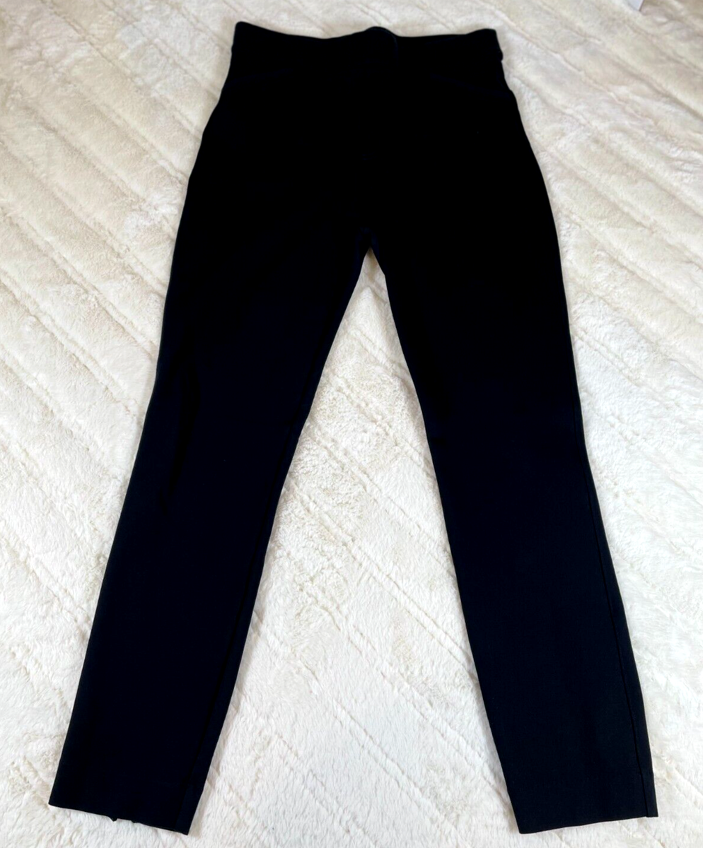 spanx black dress pants Spanx Perfect Pant Slim Straight Black XL