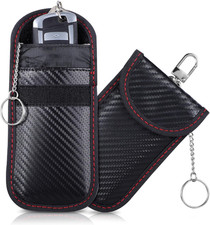 2 Pack Faraday Pouch for Car Keys, Faraday Key Fob Protector Car Security Pro...