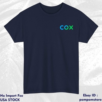 Cox Communications Company Logo Cotton S M L XL 2XL 3XL 4XL 5XL Made In USA