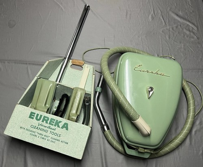 #ad Eureka Vibra Beat Canister Vacuum Cleaner Model 1010 with Attachments amp; Display $134.99