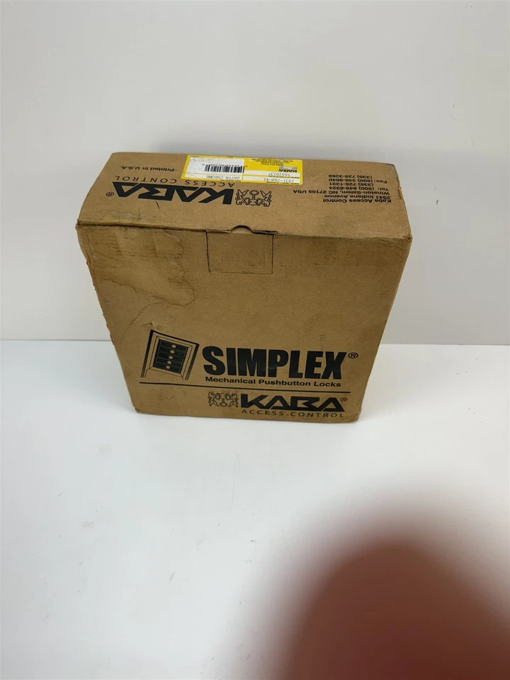 Bloqueo de entrada mecánico con perilla Kaba Simplex 1031-26D-41 - cromo satinado Foto 3 de 4