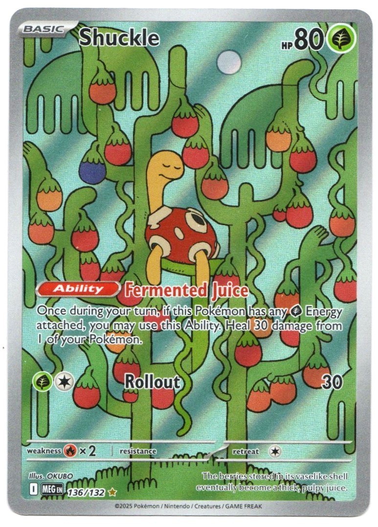 Shuckle 136/132 - ME01: Mega Evolution -Pokemon TCG EN