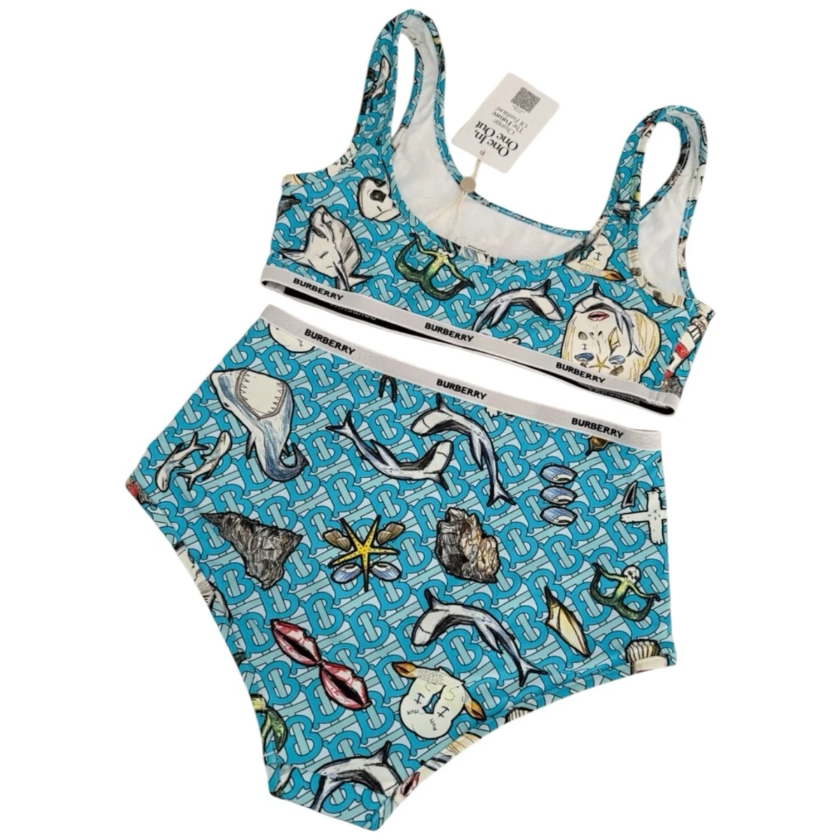 Burberry Blue Bikini Swimwear for Women for sale | eBay