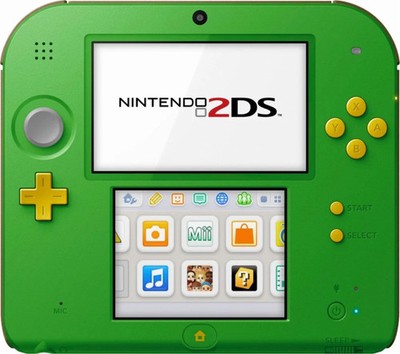 Nintendo 2DS Console - Kokiri Green Link Edition - Includes The