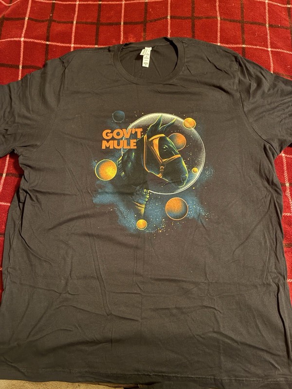 GOV’T MULE XXL t-shirt in new condition from their 2019 New Year’s Run