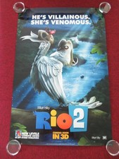 RIO 2 - E ONE SHEET ROLLED POSTER JAKE T. AUSTIN JERMAINE CLEMENT 2014