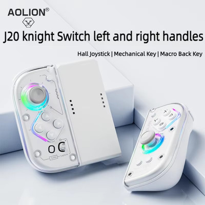 Aolion J20 Knight Wireless Gamepad with Left and Right Switch Hall Joystick Moti
