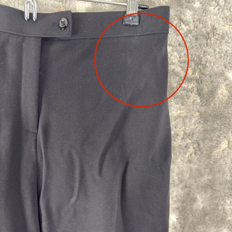 East 5th Petite Size 10P Secretly Slender Career Flat Front Pants Black - Image 2 of 4