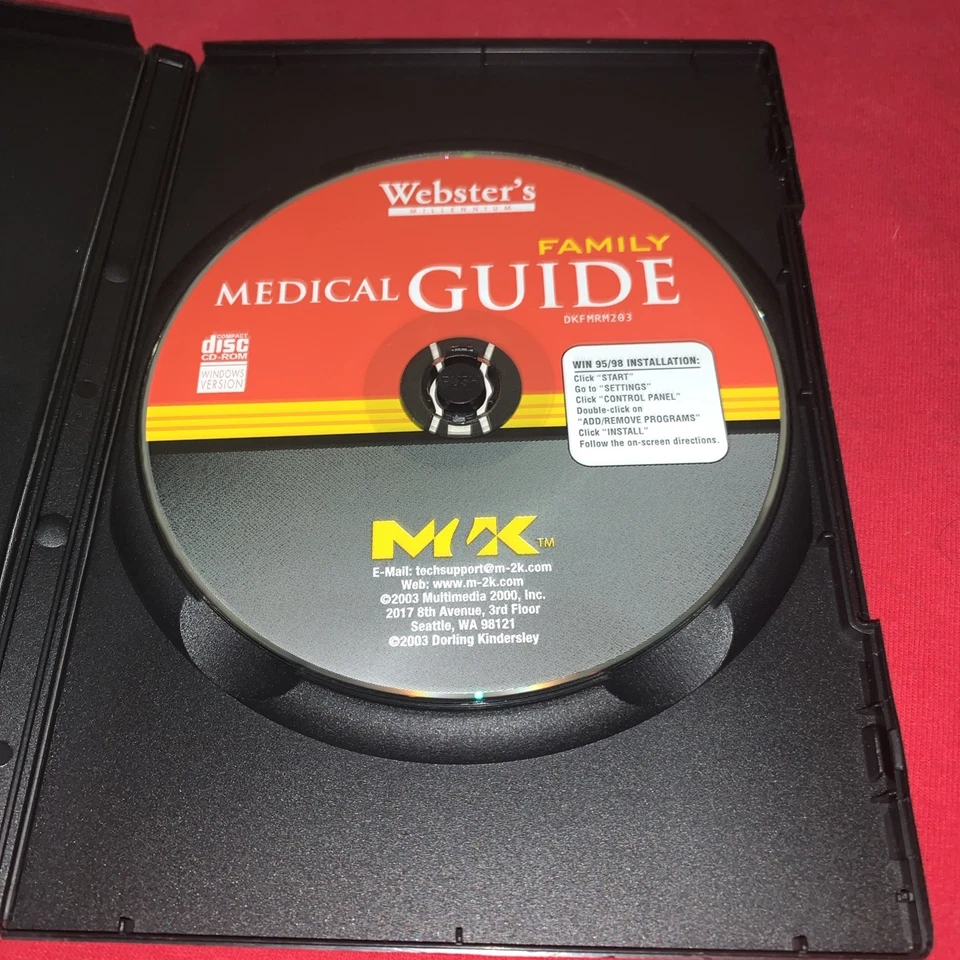 WEBSTER'S MILLENIUM FAMILY MEDICAL GUIDE (CD-ROM) M2K - Image 3 of 4