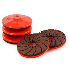 Buff Disc Abrasive 80mm Polishing Disc Fan-shaped Texture Design Resin