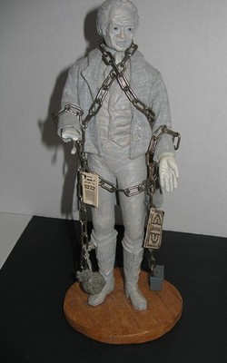 A Christmas Carol-Jacob Marley Ghost  Handmade Figure Nancy Rosztoczy 1980s