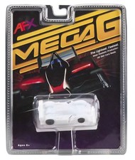 AFX TOMY "MEGA G" White Peugeot Paintable 21000 DISCONTINUED NEW HO Slot Car