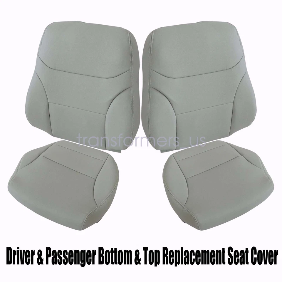 Cubierta de asiento de cuero gris para conductor/pasajero Honda Civic 2012 2013 2014 2015 Foto 3 de 4