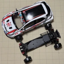 Reve D RDX RC Drift Chassis Set with Body Yokomo Big Bore Dampers GR Corolla