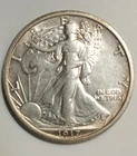 1917 Walking Liberty Half Dollar AU