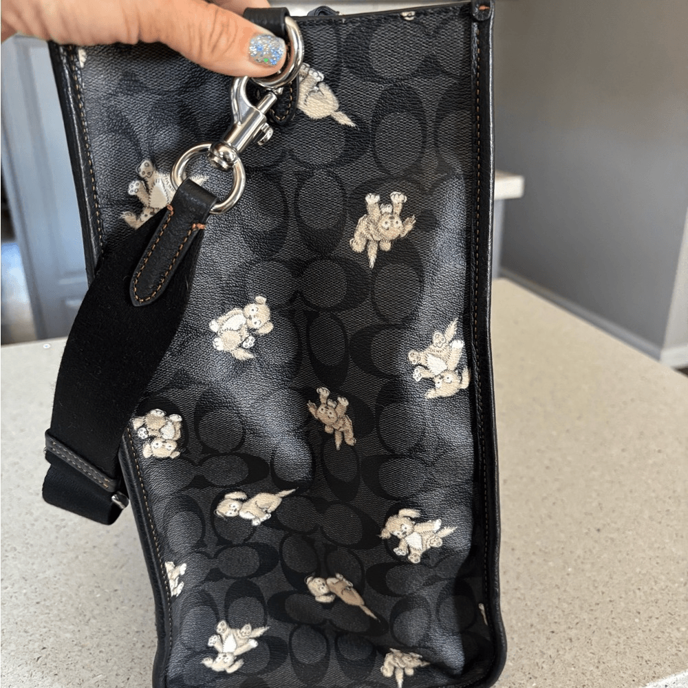 Coach Happy Dog Print, Dempsey X-Large Tote Bag | eBay