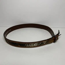Nocona Belt Co Leather Camo Belt