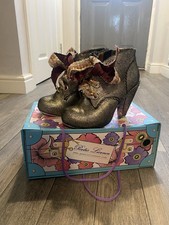 Poetic Licence Metallic Ankle Boots Size 3