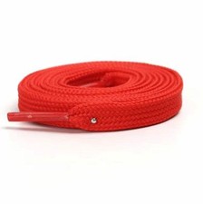 Red Flat Replacement Shoe Laces Strings Work Casual Boot Sneakers Hiking 5001