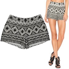 ALICE + OLIVIA Marisa Short Sz.XS/2 Embroidered Brocade Geometric Boho Tribal