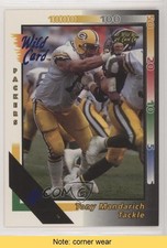 1992 Wild Card 5 Stripe Tony Mandarich #55 READ 0w8