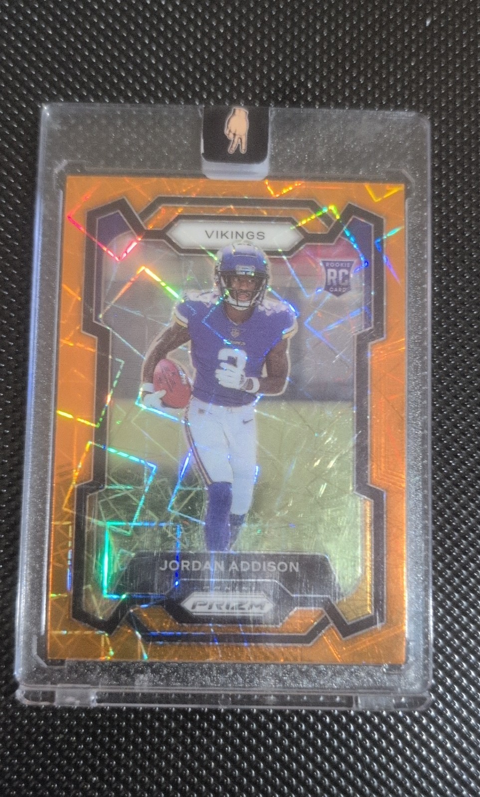 2023 Panini Prizm - Rookies Jordan Addison #368 Lazer Prizm (RC)