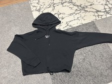 Reebok Cropped Hoodie Pulli Schwarz Damen Gr�...