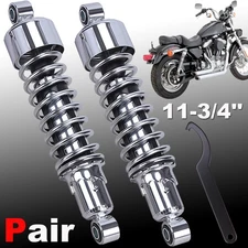 Pair 11.75" Rear Shocks Coil Over For Harley Road King Electra Street Glide Tour