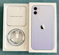 Apple iPhone 11 Purple 64GB EMPTY BOX W/Lighting Cable Model A2111