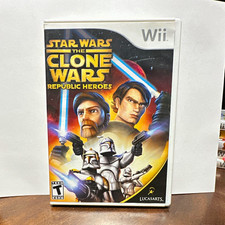 LucasArts Star Wars: The Clone Wars Republic Heroes (Nintendo Wii, 2009)