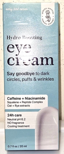 Spring Sisters Hydro Boosting Under Eye Cream Dark Circles Puffiness Anti Aging
