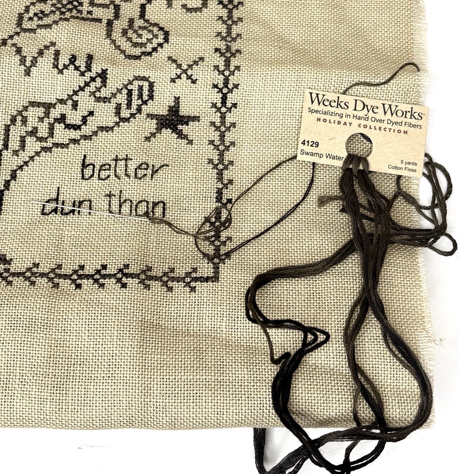 Blackbird Designs Mildred's Sampler Cross Stitch SchoolGirl Series Completed VTG - Image 3 of 4