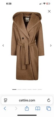 MAX MARA EGERIA  AUTHENTIC COAT  NEW  MADE IN ITALY Size 6  Fits 8/10