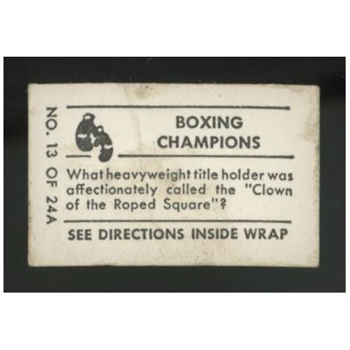 1948 Topps Magic Max Baer Boxing Champions #13 Poor - Image 2 of 2