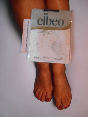 Elbeo Rhythmus Extraweit Strumpfhose 20 DEN Gr. 45-47 Nachtblau # 669