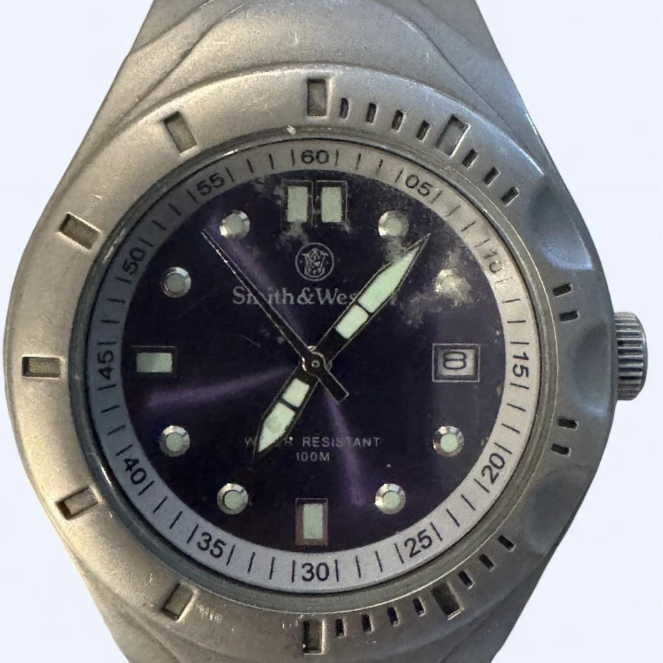 Reloj Smith and Wesson vintage de acero inoxidable Foto 4 de 4