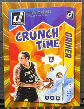 2025 Donruss WNBA Crunch Time #14 Brittney Griner Orange Laser #/399 - Mercury!