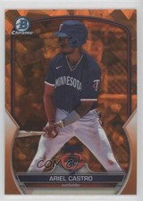 2023 Bowman Chrome Draft Sapphire Edition Orange 15/25 Ariel Castro 1b7o