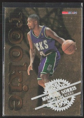1996-97 Hoops #22 Moochie Norris Rookies Milwaukee Bucks RC (B2)
