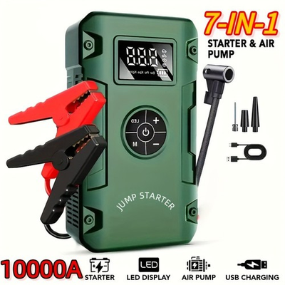 #ad 1x 10000A 7 in 1 Multifunctional Emergency Start Power For Gas amp; Diesel Vehicles $78.84