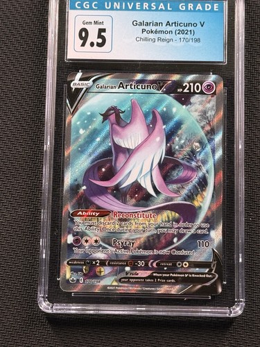 Galarian Articuno V graded CGC 10 for sale on eBay