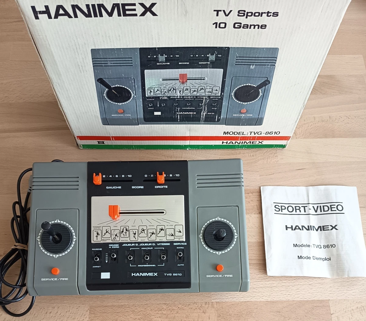 RARE CONSOLE NINTENDO Nes Control Deck + manettes + boîte + Mario