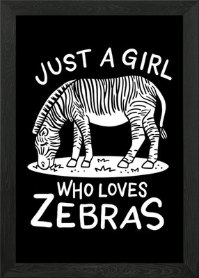 Zebras Zebra Liebhaber Gerahmtes Wandbild Poster Leinwanddruck Bild