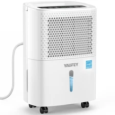 Yaufey 2025 Most Efficient Energy Star Dehumidifier for 2,000 Sq. Ft. Home, Base
