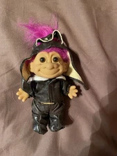 VINTAGE “Aviator” Troll Doll Pilot 1990s. Poor Shape