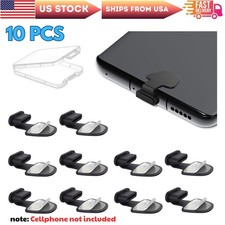 10 Packs USB C Dust Plug for Phone USB Type C Port Silicone Dust Cover Cap NEW