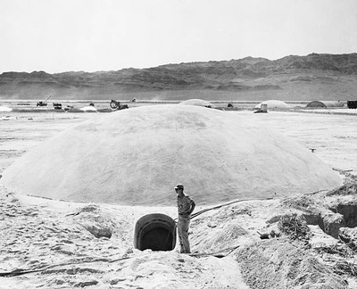 Las Vegas NV dome type structure of reinforced concrete may be patt- Old Photo