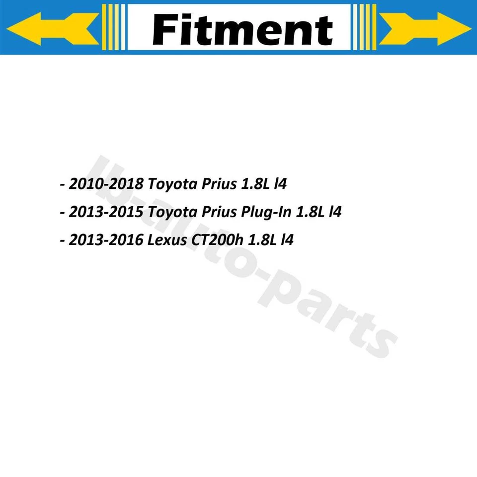 Pinzas de freno delanteras 2 piezas para Toyota Prius 2013-2015 enchufables 1,8 L Foto 2 de 4